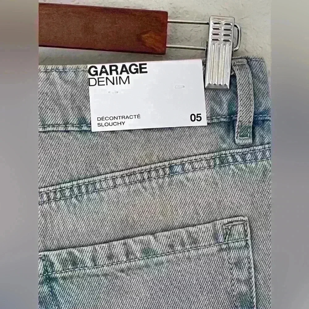 Garage Denim Decontracte Slouchy Quincy Blue Women's Size 5/27 NWT